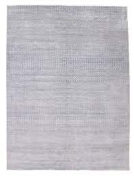 hand knotted viscose wool rug