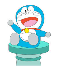 doraemon 4 coloring pages for kids to