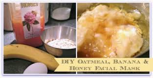 Massage a thick layer of plain honey all over your clean face and neck before applying mask. Diy Facial Mask With Oatmeal Banana Honey Toot Sweet 4 Two