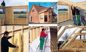 construction de maison à ossature en bois