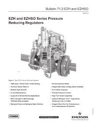 Ezh And Ezhso Series Pressure Reducing Regulators Fisher