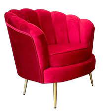 plywood red single wooden sofa chair