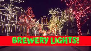 anheuser busch brewery lights drive