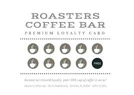 Printable Punch Reward Card Templates Free Coffee Loyalty