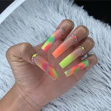Do you think you're a enthusiast of kimmidolls? Trendy Rainbow Nails Design Ideas Long Acrylic Nail Sohotamess