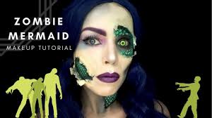 zombie mermaid halloween makeup