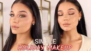 simple holiday makeup look 2020