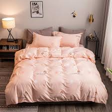 Cotton Grey Bedding Sets With Duvet