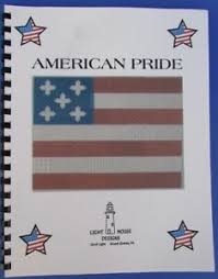 Details About American Pride Flag Needlepoint Book Chart Lighthouse Designs Free Ship