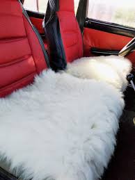 Sheepskin Car Seat Cover 18x18 Or