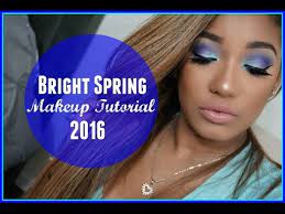 bright spring makeup tutorial 2016
