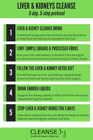 liver and kidney cleanse how to