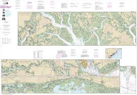 Noaa Chart Intracoastal Waterway Casino Creek To Beaufort River 11518