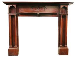 Antique Edwardian Mahogany Fireplace