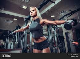 Fitness Woman Doing Image Photo Free Trial Bigstock