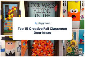 creative fall clroom door ideas