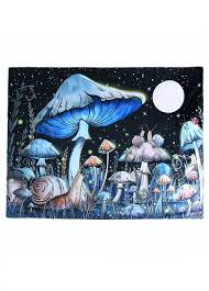 Psychedelic Mushrooms Fabric Wall