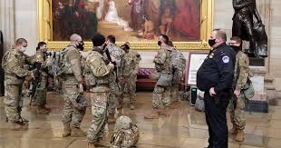 After last week's riots at the u.s. Thousands Of National Guard Troops Stationed In Capitol Due To High Threat Level Cbs News