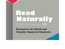 Read Naturally Me Resources For The Blind And Visually