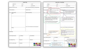 lesson plan template s and