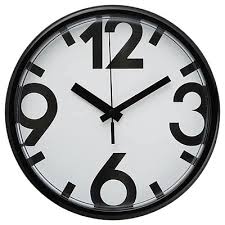25cm Wall Clock Tiki