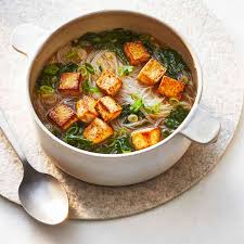 crispy tofu noodle soup recipe