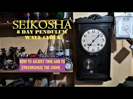 Seikosha 8 Day Pendulum Wall Clock
