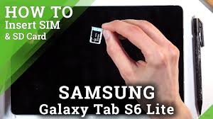 What, if anything, am i doing wrong? Locate Sim Sd Card Slots In Samsung Galaxy Tab S6 Lite Insert Sim Sd Card Youtube