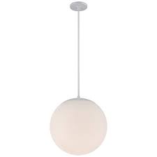 Dweled Niveous 13 3 4 Wide White Globe Led Pendant Light 39h43 Lamps Plus