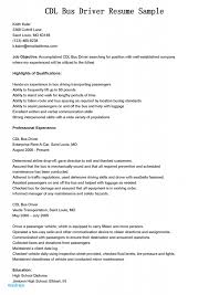 School Bus Driver Resume Examples Resume Examples