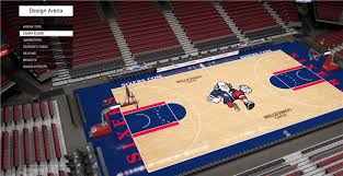 The white tiling that hugs the sidelines is the same tiling that hugs. Look New Court Design Concepts For Every Nba Franchise