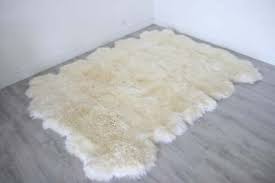 sheepskin rug large sizes merino sheep