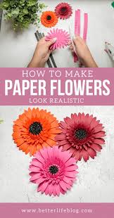 beautiful paper gerbera daisies how