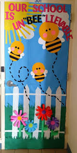 spring clroom door decorations