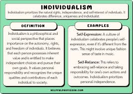 35 individualism exles and