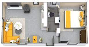 modern tiny house plan