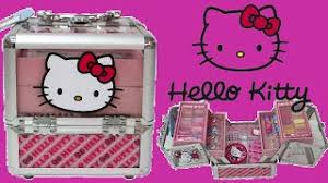 o kitty train case makeup box for