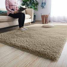 fluffy rugs anti slip large gy rug