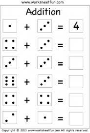 The addition problems are presented as picture equations in our printable kindergarten math worksheets. Pin On Math