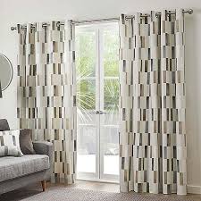 oakland lined eyelet curtains by fusion