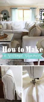 how to make a sectional slipcover