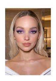 clothes to wear with purple eyeshadow