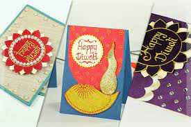 Write greetings and wishes of diwali. 9 Diy Handmade Diwali Cards You Can Easily Make At Home Video Tuts