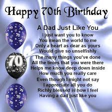 25 happy 70th birthday wishes for dad
