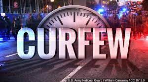 How to use curfew in a sentence. No Curfew In Brooklyn Center Champlin Sets Curfew Through Weekend Kstp Com
