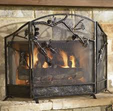 Rustic Fireplace Screens Pinecone
