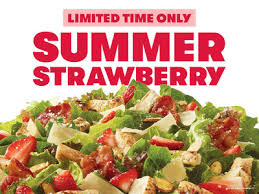 wendy s summer strawberry salad is back