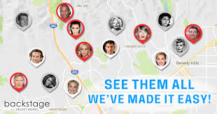 hollywood stars homes map find your