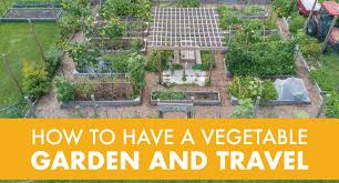a vegetable garden and travel