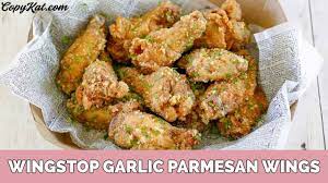 wingstop garlic parmesan wings you